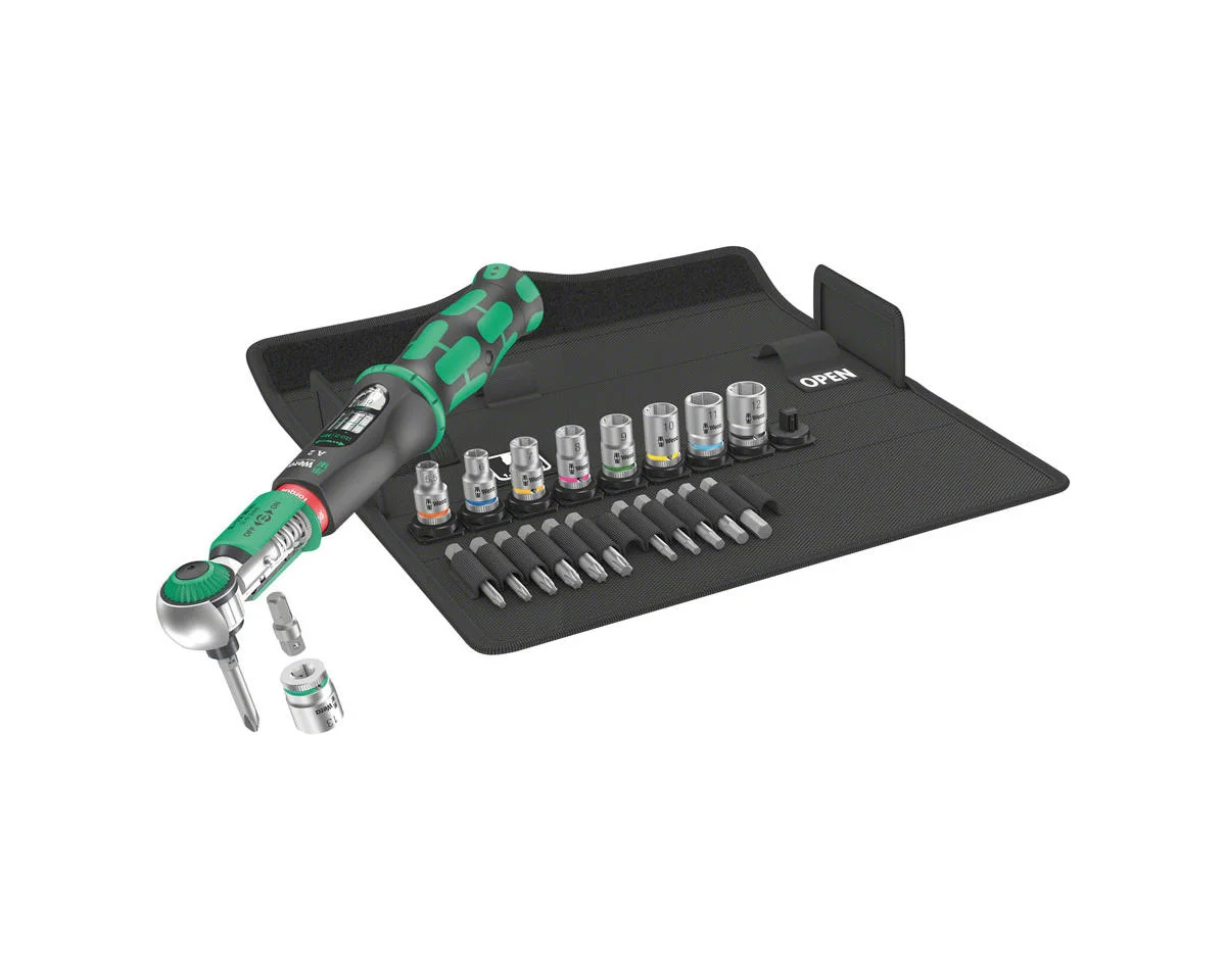 Wera Safe-Torque A 2 Torque Wrench Set 1 (1/4" Hexagonal) (2-12 Nm) (23 Pieces)